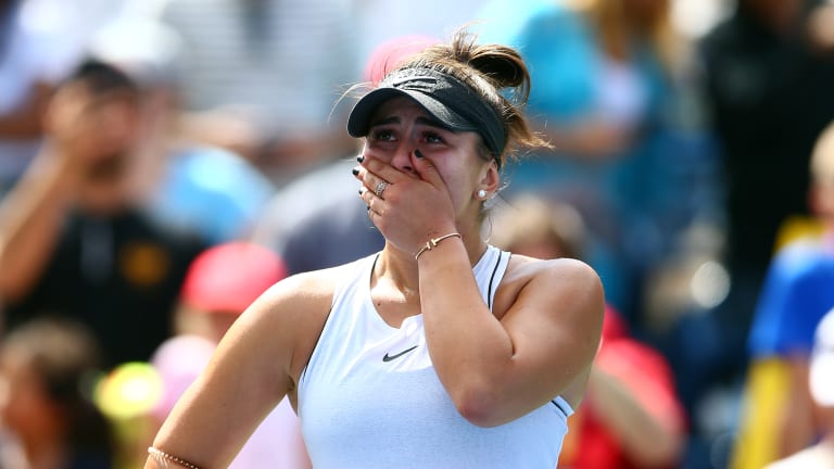 The dream lives on: Andreescu holds off Kenin to reach Toronto final