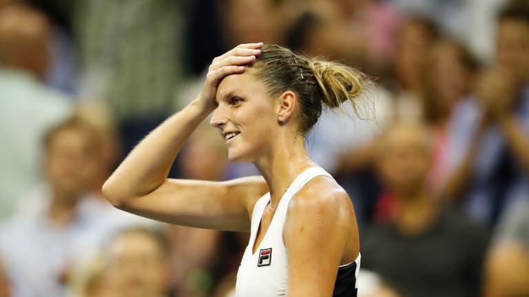 An injured Serena Williams can beat a lot of players, but Karolina Pliskova had the weapon to stop her