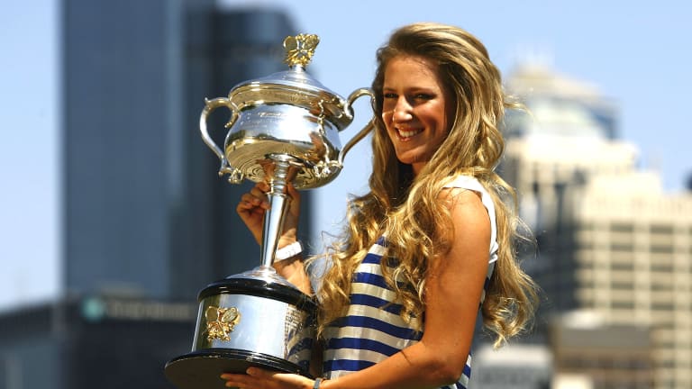 Azarenka is one of two two-time Australian Open champions among the moms in the draw, winning Down Under in 2012 and 2013.