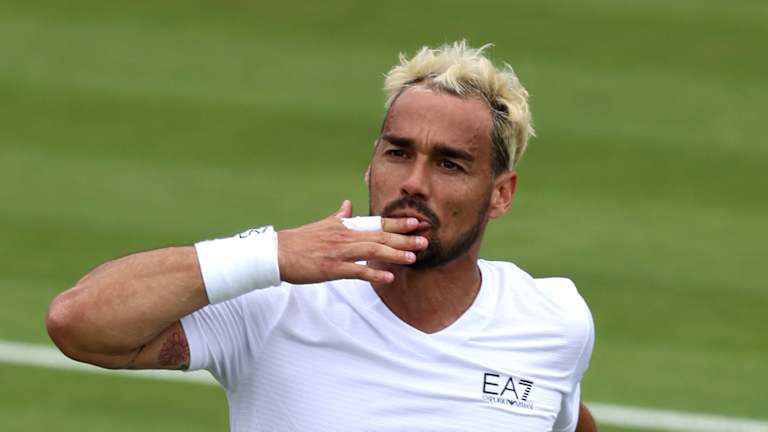 Fognini is aiming to string together three-tour level wins for the first time this season.