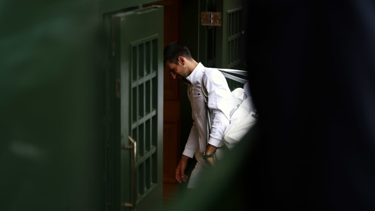 Back in the semifinals of a Grand Slam for an all-time record-equalling 46th time, Djokovic is comfortable in saying that he is the favorite at Wimbledon.