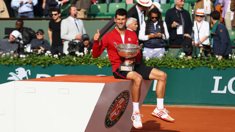 Djokovic, Thiem
take trip down Paris
memory lane