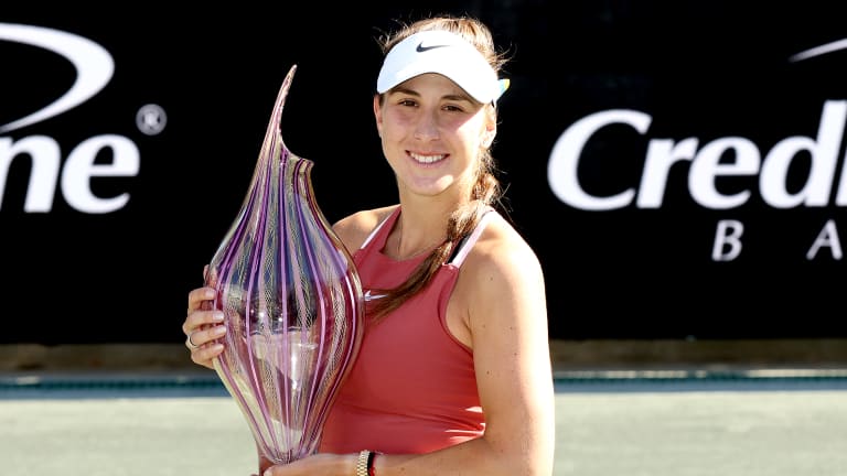 Bencic lifted her sixth WTA trophy, and her first on clay, in Charleston with a win over Jabeur in the final.