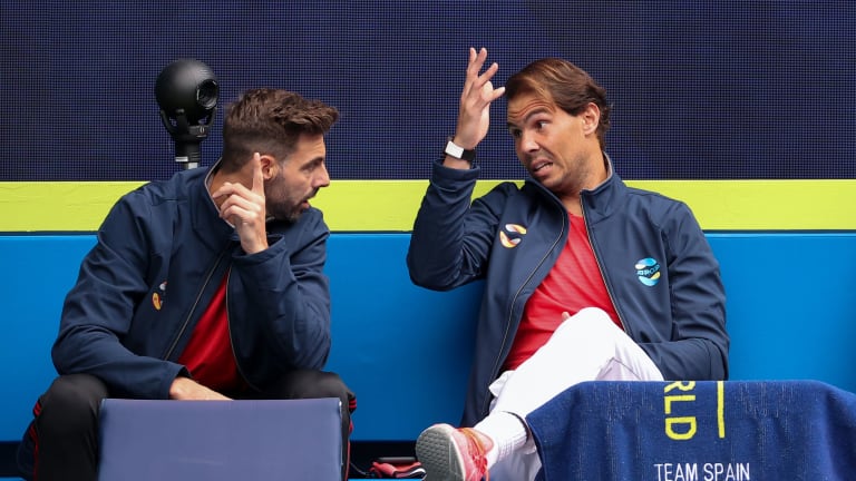Nadal's reactions 
steal the show 
at the ATP Cup