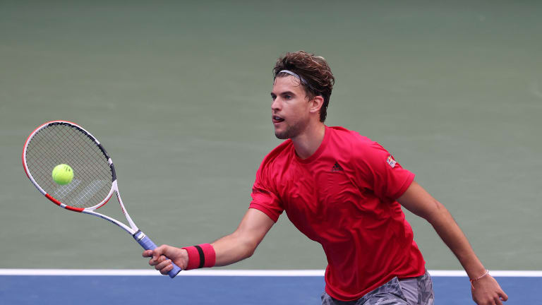 Dominic Thiem all business in win over Felix Auger-Aliassime