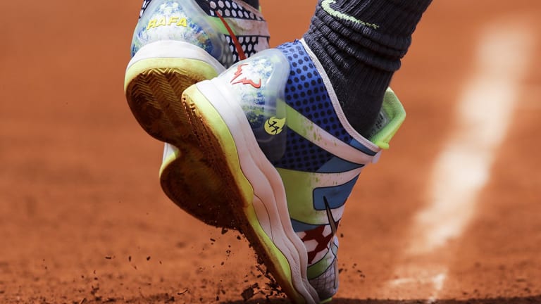 Top 5 photos: Nadal's shoes, Cirstea's close call at Roland Garros