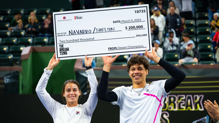 In addition to the trophy, Navarro and Shelton also took home a check for $200,000.