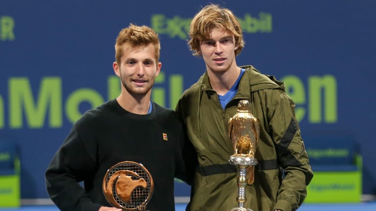 Rublev starts 2020 with "amazing" title in Doha, and a Top 20 debut