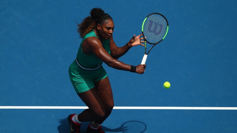 Serena Williams' quest for 24th Slam begins with Australian Open rout
