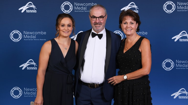 Barty awarded 
third straight
Newcombe Medal