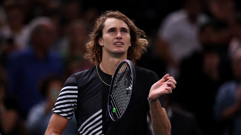 Zverev will face France's Ugo Humbert in round two.