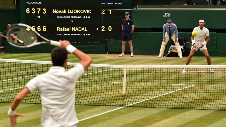 Top 10 of '18, No. 1: Djokovic tops Nadal in two-day Wimbledon classic