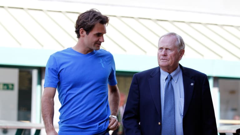 Golf legend Jack Nicklaus is as passionate as ever about tennis