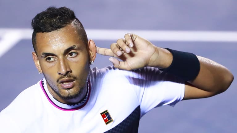 You can't talk about Kyrgios' Acapulco return without mentioning Rafa