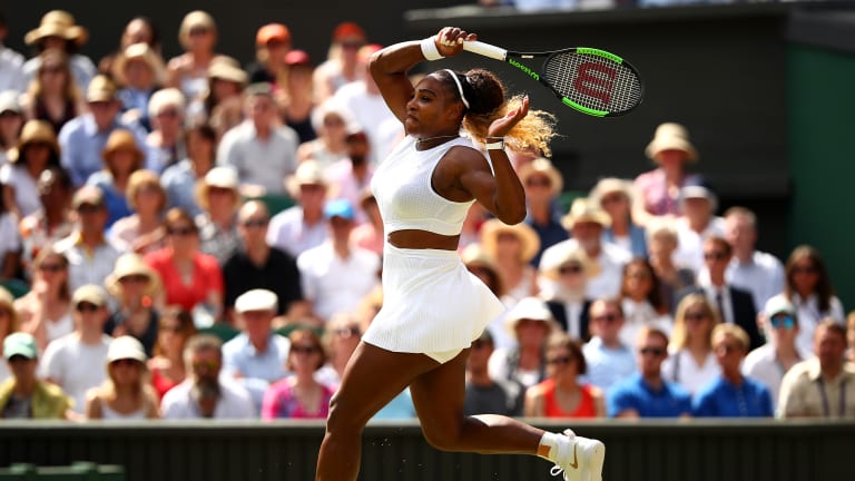 Serena's commandingly balanced win left her one win from Slam No. 24