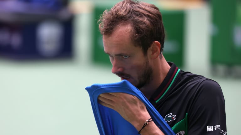 Medvedev has been one of many players' critical of the balls used at various events this year.