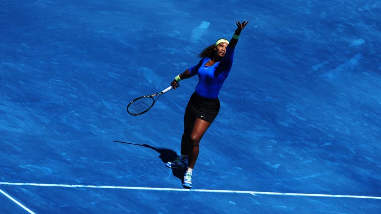 Serena Williams slid past the blue-clay complaints to win the Madrid title in 2012, but others were less impressed.