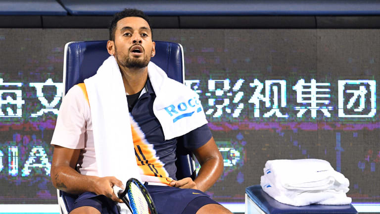 With eye on mental health, Kyrgios begins speaking to psychologists