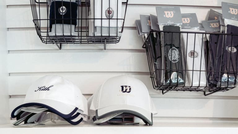 If you missed out on the sold-out Kith for Wilson collection, there are still select pieces available at Hampton Racquet for a limited time.