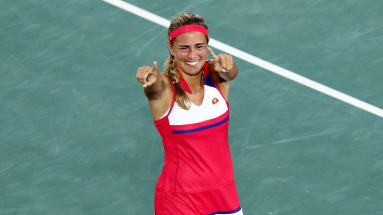 Monica Puig at the 2016 Summer Olympics
