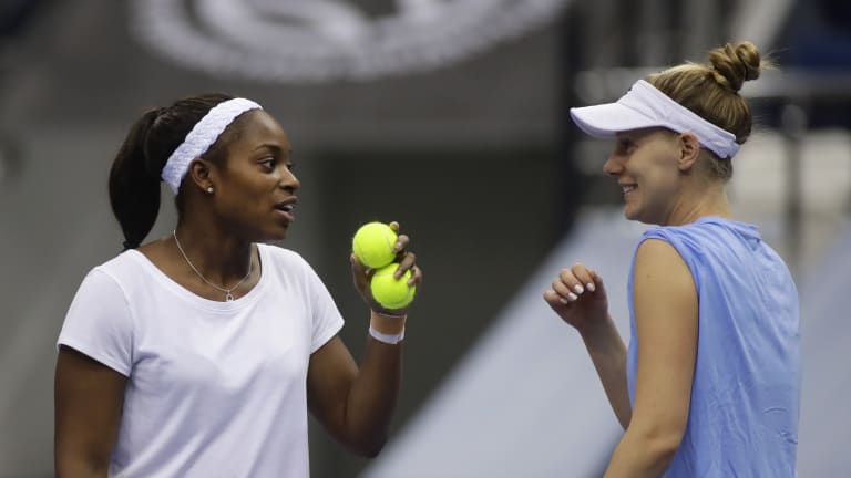 U.S. Fed Cup team
eager and ready for
final vs. Belarus