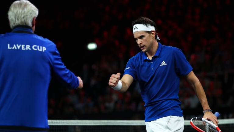 Thiem joins Federer 
on Team Europe for 
2021 Laver Cup