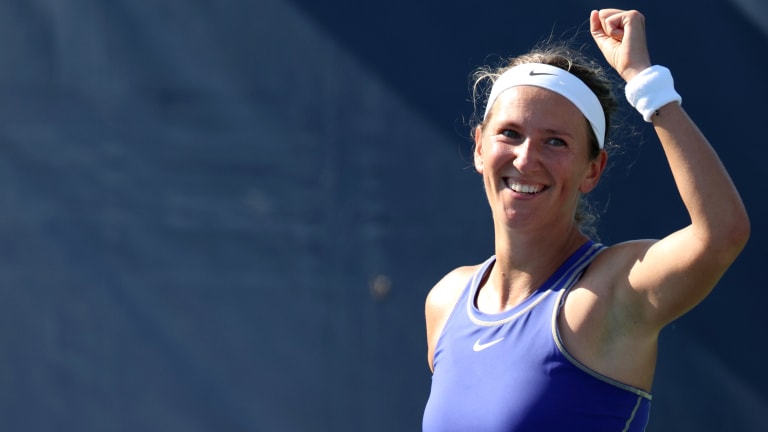 Victoria Azarenka is playing her first tournament since Roland Garros at this week's Citi Open in Washington, D.C.