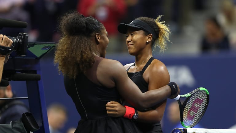Serena and Osaka, after their infamous 2018 US Open final.