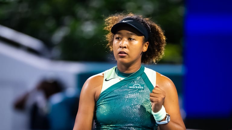 The last time Naomi Osaka competed in Miami, she finished runner-up.