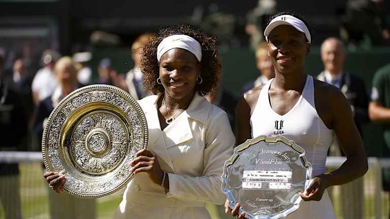 Serena won the last all-Williams Wimbledon final in 2009 but the two went on to share six total victories in women's doubles.