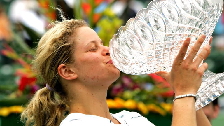 Clijsters put in the most work of anyone to win her Sunshine Double in 2005—she was unseeded in both draws, meaning she had to win a total of 14 matches.