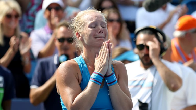Kiki Bertens' new game, and her trust in it, led her past Simona Halep