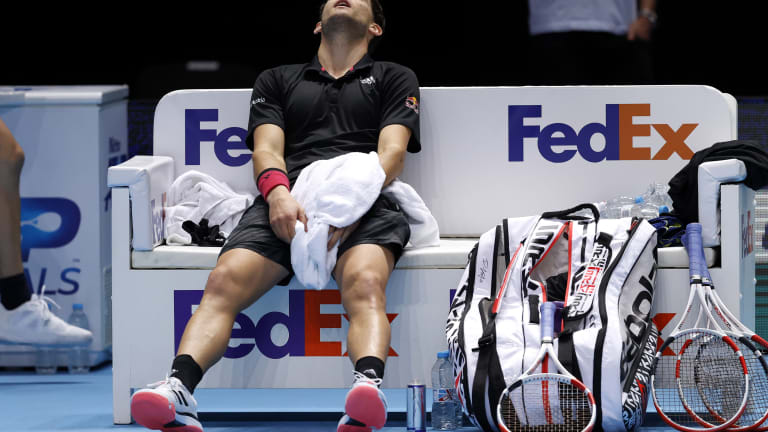 ATP Finals driver's seat? Djokovic says Thiem "took it away from me"