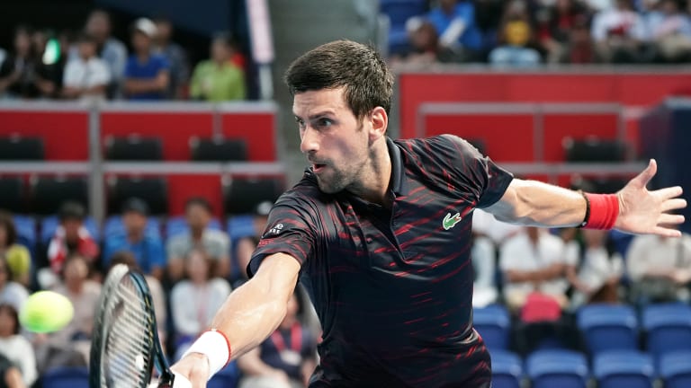 Fifty minutes later, Novak Djokovic strolls into Tokyo semifinals