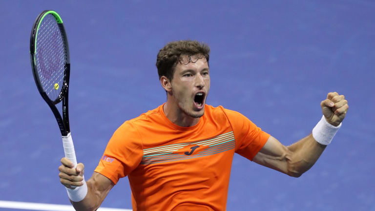 Carreno Busta grinds out tough five-set win over Shapovalov