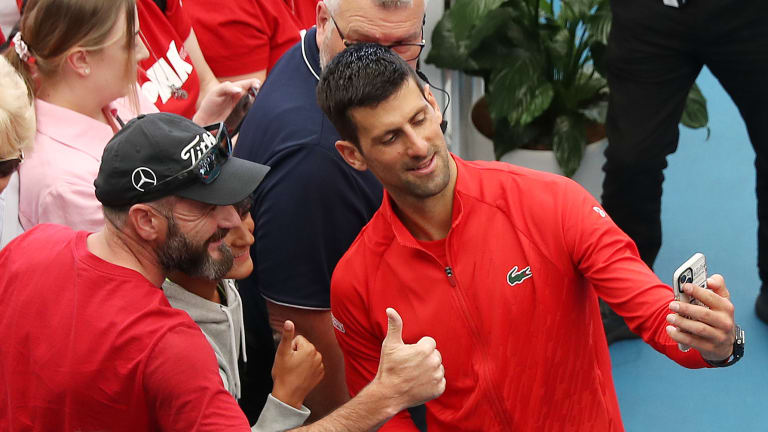 “The people that I encountered on the beach or in restaurants or wherever I was kind of roaming around the city or of course here at the tennis, everybody was very welcoming,” said Djokovic.