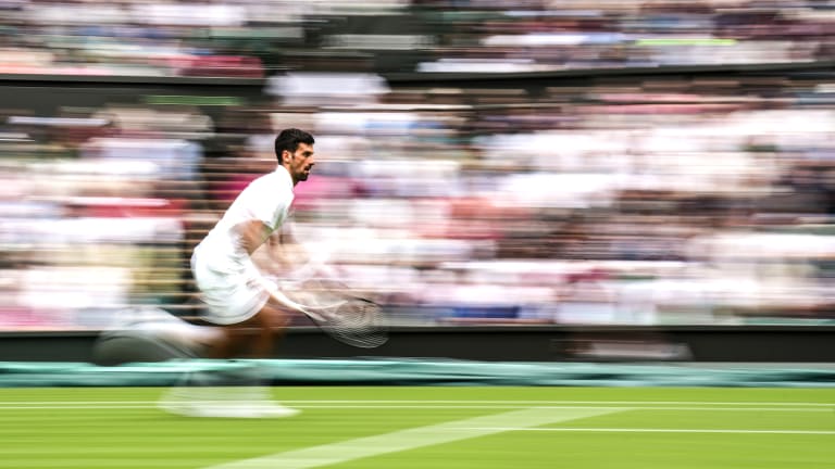 In his last 40 matches on Centre Court, Djokovic is 40-0.