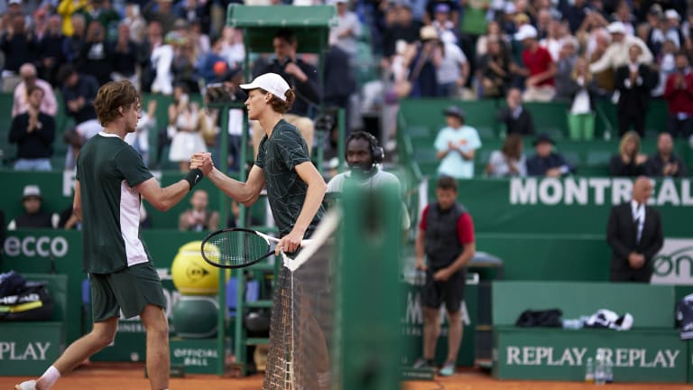 The fifth meeting between Rublev and Sinner is a toss-up, and will surely be a slugfest.