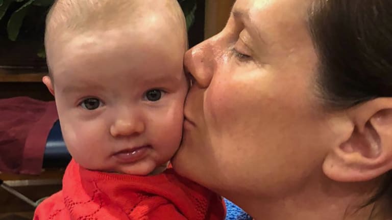 Sam Stosur's blessing in disguise yields cherished time with baby Evie