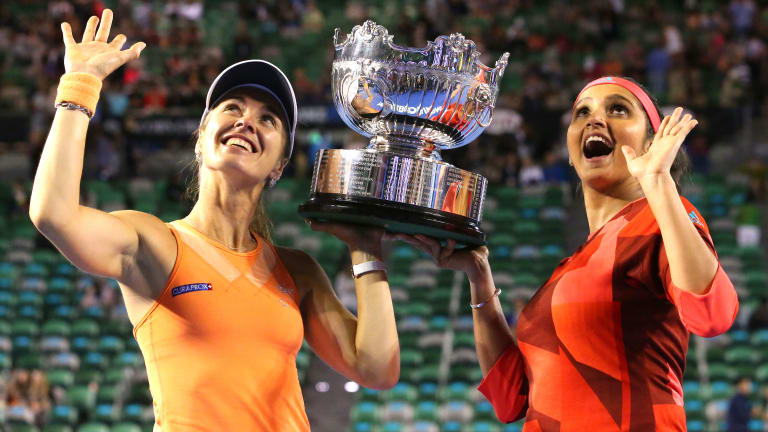 Mirza was named WTA Newcomer of the Year in 2005—and in 2015, she and Hingis were named WTA Doubles Team of the Year.