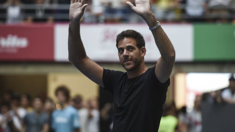 Del Potro's last ATP tournament prior to this year came in June 2019, on grass at Queen's Club in London.