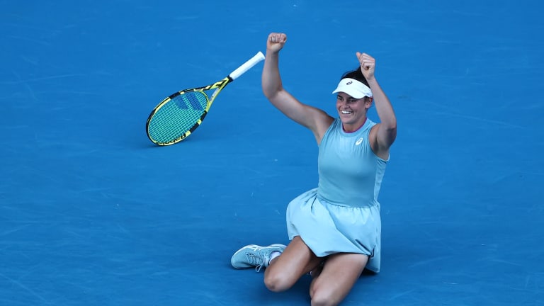 American Jennifer Brady reaches first major final at Australian Open