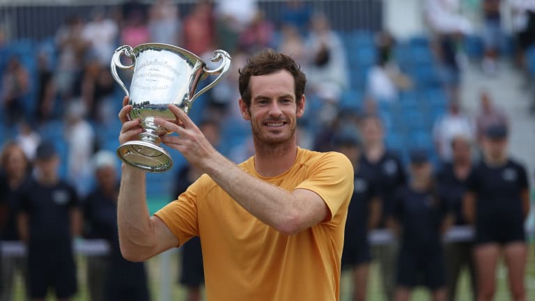 After claiming his first singles title on grass since winning Wimbledon in 2016, Murray has also earned a seeded position at next month's Grand Slam.