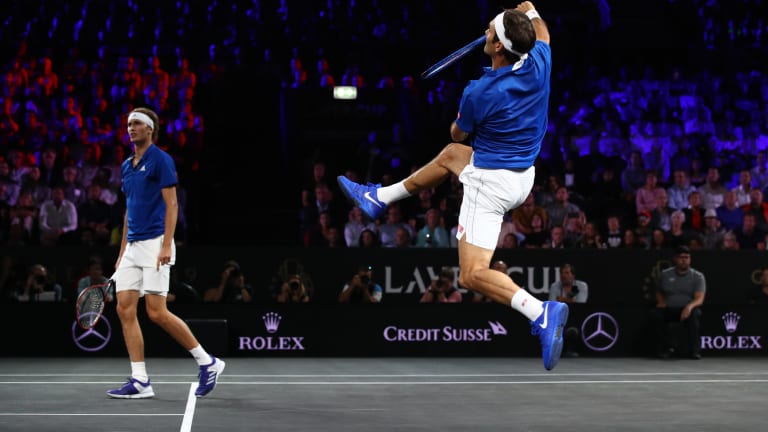 After two days in Geneva, Laver Cup's unique approach already a winner