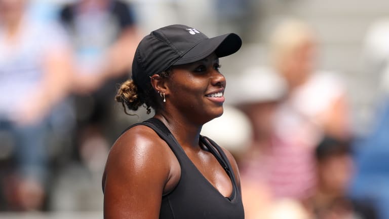 Tennis Channel commentary, motherhood, and professional tennis: Taylor Townsend is doing it all in 2023.
