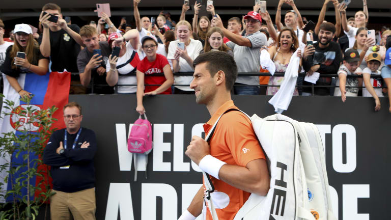 Djokovic once again proved how tough it is to beat him Down Under with his Adelaide triumph from championship point down.