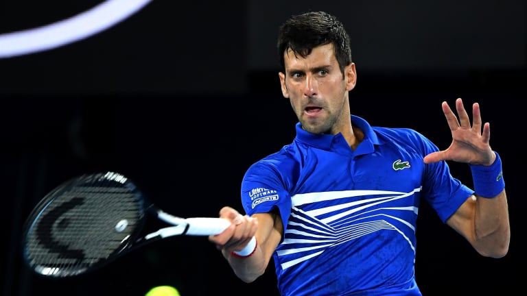 In winning his 15th Grand Slam title, Novak Djokovic was sublime