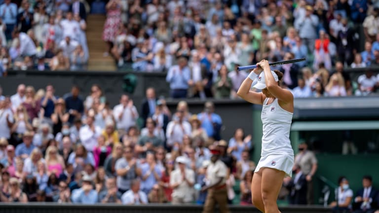 A former Wimbledon junior champion, Barty will return to a title match on Centre Court.