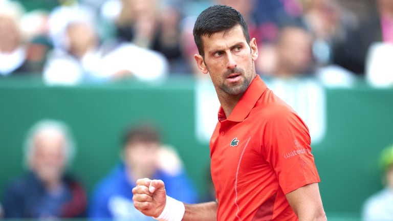 Djokovic is now 18-0 in opening matches in Rome.