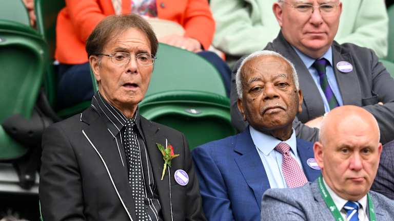 Singer Cliff Richard has been a Royal Box fixture, and 2024 is no different.